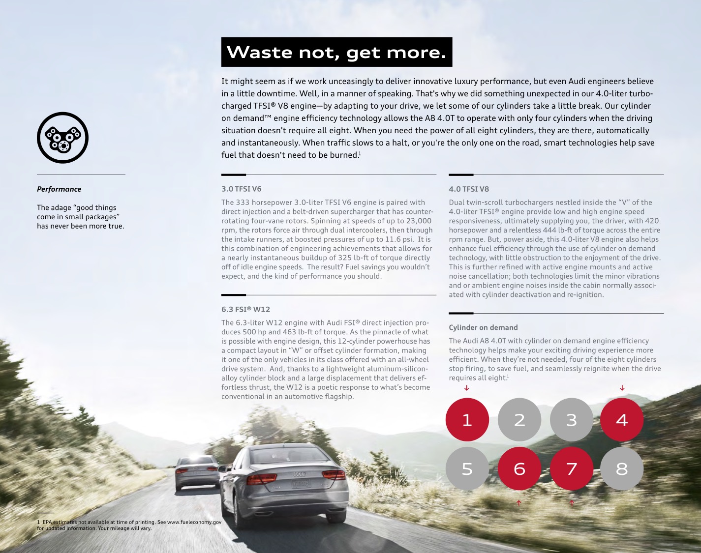 2014 Audi A8 Brochure Page 46